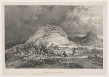 Ruines du Chateau dArtns pres le huelgoet, Bretagne, 1845-1846. Creator: Julien Louis Jacottet (Swiss, 1806-1880)