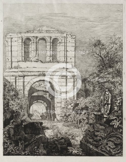 Ruines du Palais Lallien. Creator: Maxime Lalanne (French, 1827-1886).