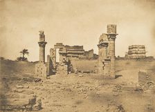 Ruines du Temple d'Herment (Hermentis), 1849-50. Creator: Maxime du Camp