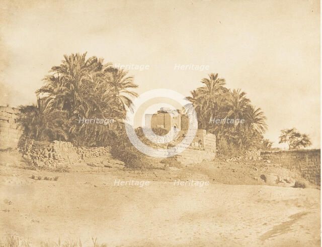 Ruines d'un Arc-de-triomphe Romain, à Philae, April 1850. Creator: Maxime du Camp.