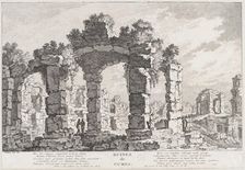 Ruines de Cumes, 18th century. Creator: Quentin Pierre Chedel