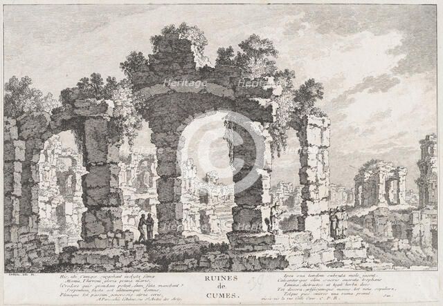 Ruines de Cumes, 18th century. Creator: Quentin Pierre Chedel.