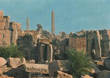 'Ruines de Karnak; Le Nord-Est Africain 1914. Creator: Jules Gervais-Courtellemont