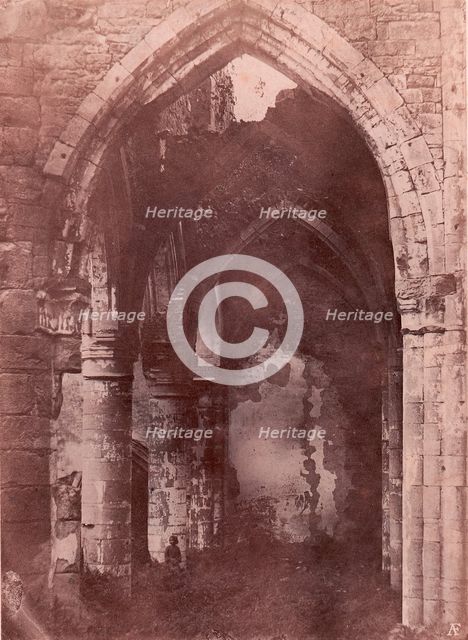 Ruines gothiques, 1850-53. Creator: A. Fays.