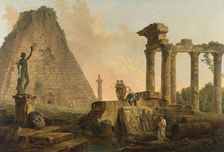Ruines romaines, 1776. Creator: Hubert Robert