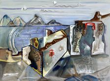 Ruins, 1937. Creator: Frances Hodgkins