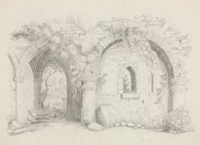 Ruins, about 1840. Creator: Mary Altha Nims (American, 1817-1907)