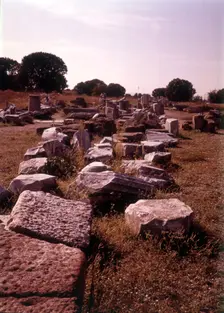 Ruins at Delphi, Greece, c1955. Creator: Arthur Charles Kirby Ware