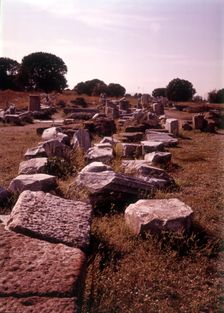 Ruins at Delphi, Greece, c1955. Creator: Arthur Charles Kirby Ware