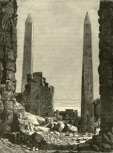 Ruins at Karnak 1890. Creator: Unknown