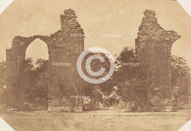 Ruins at Old Delhi, 1850s. Creator: Unknown.