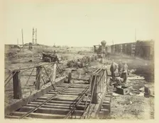 Ruins at Manassas Junction, March 1862. Creators: Barnard & Gibson, George N. Barnard, James F. Gibson