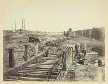 Ruins at Manassas Junction, March 1862. Creators: Barnard & Gibson, George N. Barnard, James F. Gibson