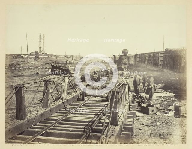 Ruins at Manassas Junction, March 1862. Creators: Barnard & Gibson, George N. Barnard, James F. Gibson.