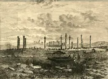 Ruins at Persepolis 1890. Creator: Unknown