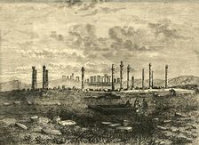 Ruins at Persepolis 1890. Creator: Unknown