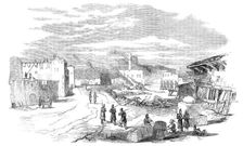 Ruins at Varna, after the recent fire, 1854. Creator: Unknown