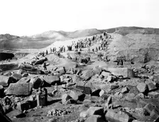 Ruins, Egypt, 1863-1864. Artist: Emmanuel Rouge