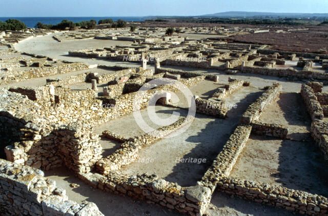 Ruins, Kerkouane, Tunisia, 4th-3rd Century BC. Artist: Unknown