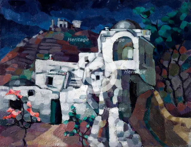 Ruins in Capri, 1922-1923.