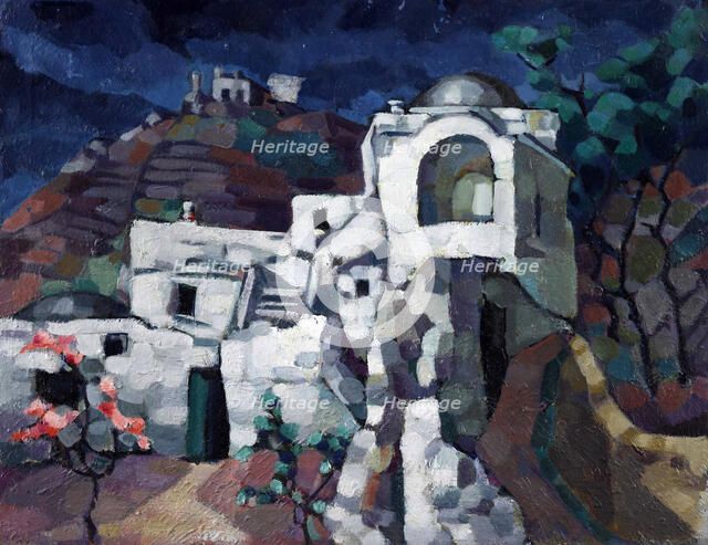 Ruins in Capri, 1922-1923.