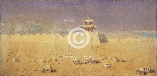 Ruins in Chuguchak, Xinjiang, 1869. Artist: Vereshchagin, Vasili Vasilyevich (1842-1904)