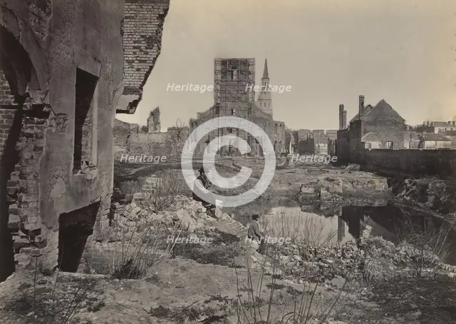 Ruins in Charleston, South Carolina, 1860s. Creator: George N. Barnard.