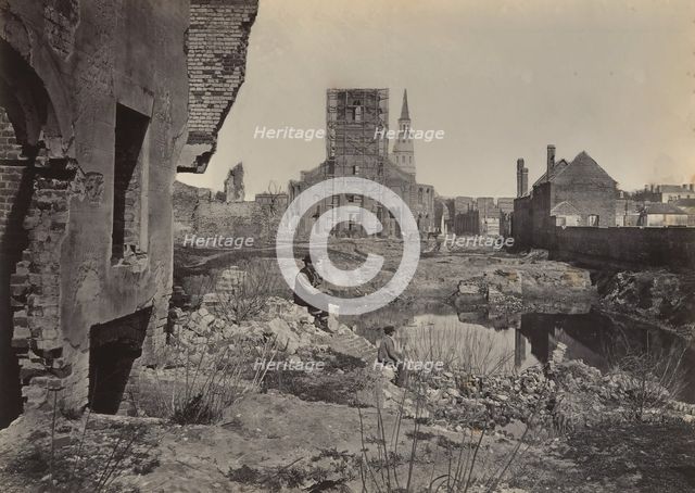 Ruins in Charleston, South Carolina, 1860s. Creator: George N. Barnard.
