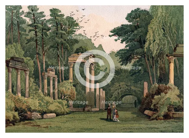 'Ruins in Windsor Park', 1880. Artist: Unknown