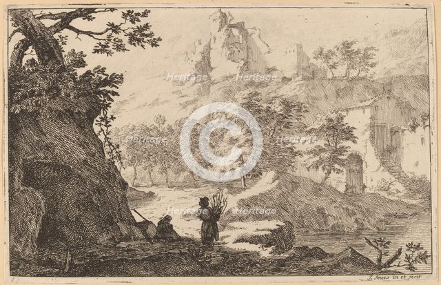 Ruins on a Hilltop. Creator: Jan Smees.