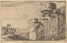 Ruins on the Palatine Hill. Creator: Herman van Swanevelt