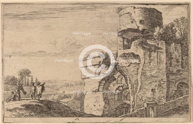Ruins on the Palatine Hill. Creator: Herman van Swanevelt.
