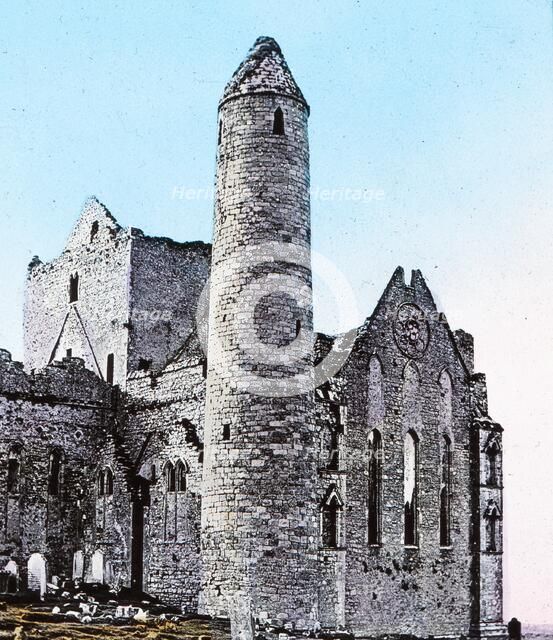 'Ruins on the Rock of Cashel Co., Tipperary', c1910. Artist: Unknown.