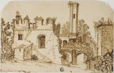 Ruins of Castle, n.d. Creator: Unknown