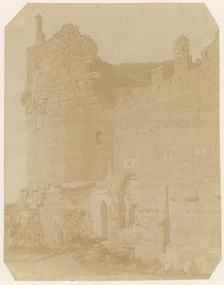 Ruins of Cecilia Metella, Rome, 1850s. Creator: Unknown