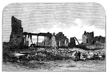 Ruins of Chicago after the Fire: Crosby Opera House, 1871. Creator: Unknown