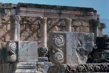 Ruins of a temple in Galilee where Christ preached, 1st century