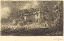 Ruins of a Chateau (Les ruines du chateau). Creator: Alphonse Legros