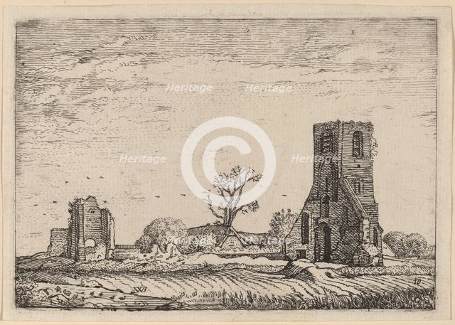 Ruins of a Church (Chapel of Eykenduynen near The Hague), 1621. Creator: Willem Pietersz. Buytewech.