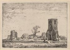 Ruins of a Church (Chapel of Eykenduynen near The Hague), 1621. Creator: Willem Pietersz. Buytewech