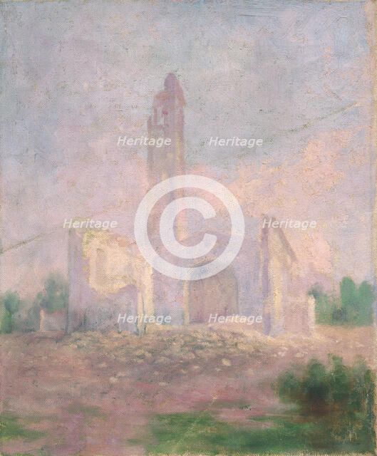 Ruins of a church, early 20th century. Creator: Dezider Czölder.