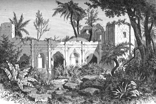 ''Ruins of a Jesuit mission church in Paraguay; A visit to Paraguay during the war', 1875. Creator: Unknown.
