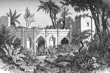 'Ruins of a Jesuit mission church in Paraguay; A visit to Paraguay during the war 1875. Creator: Unknown