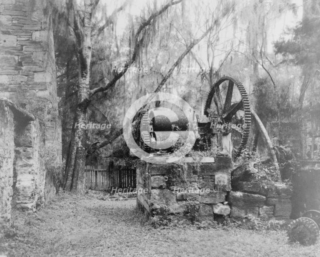 Ruins of an early sugar mill, Orange City, Volusia Co., Florida, between 1936 and 1939. Creator: Frances Benjamin Johnston.
