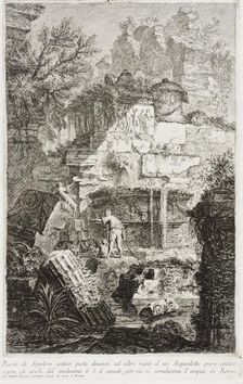 Ruins of Ancient Buildings, c1743. Creator: Giovanni Battista Piranesi