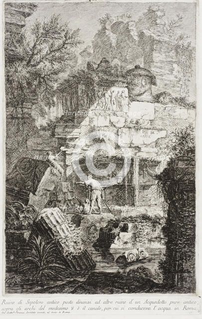Ruins of Ancient Buildings, c1743. Creator: Giovanni Battista Piranesi.