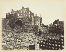 Ruins of Arsenal, Richmond, Virginia, April 1863. Creator: Alexander Gardner