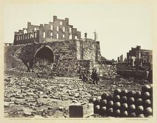 Ruins of Arsenal, Richmond, Virginia, April 1863. Creator: Alexander Gardner