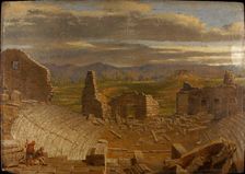 Ruins of Asrum Asia Minor: Explored with Layard (Sir Henry Layard), ca. 1845. Creator: Miner Kilbourne Kellogg