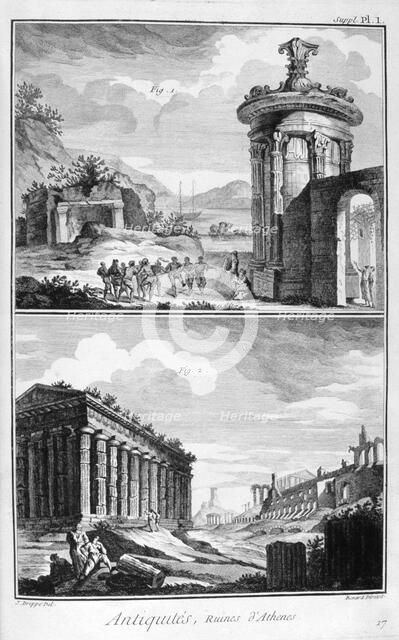 Ruins of Athens, 1751-1777. Artist: Bernard